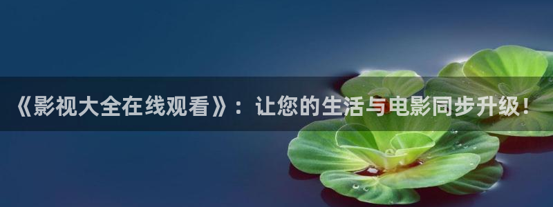 国产精品探花视频：《影视大全在线观看》：让您的生活与电影同步升级！